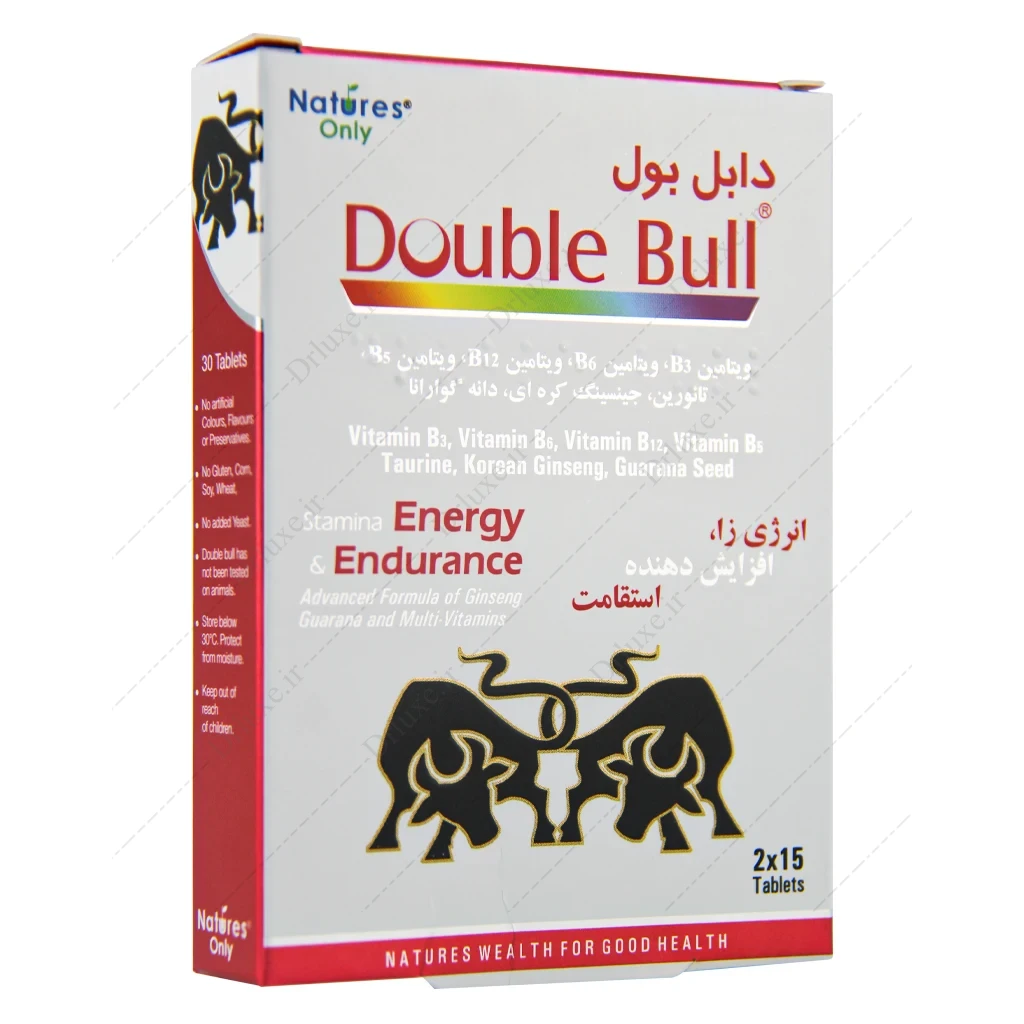 قرص انرژی زا دابل بول، قرص دابل بول نیچرز اونلی 30 عدد